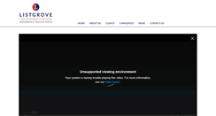 Desktop Screenshot of listgrove.com